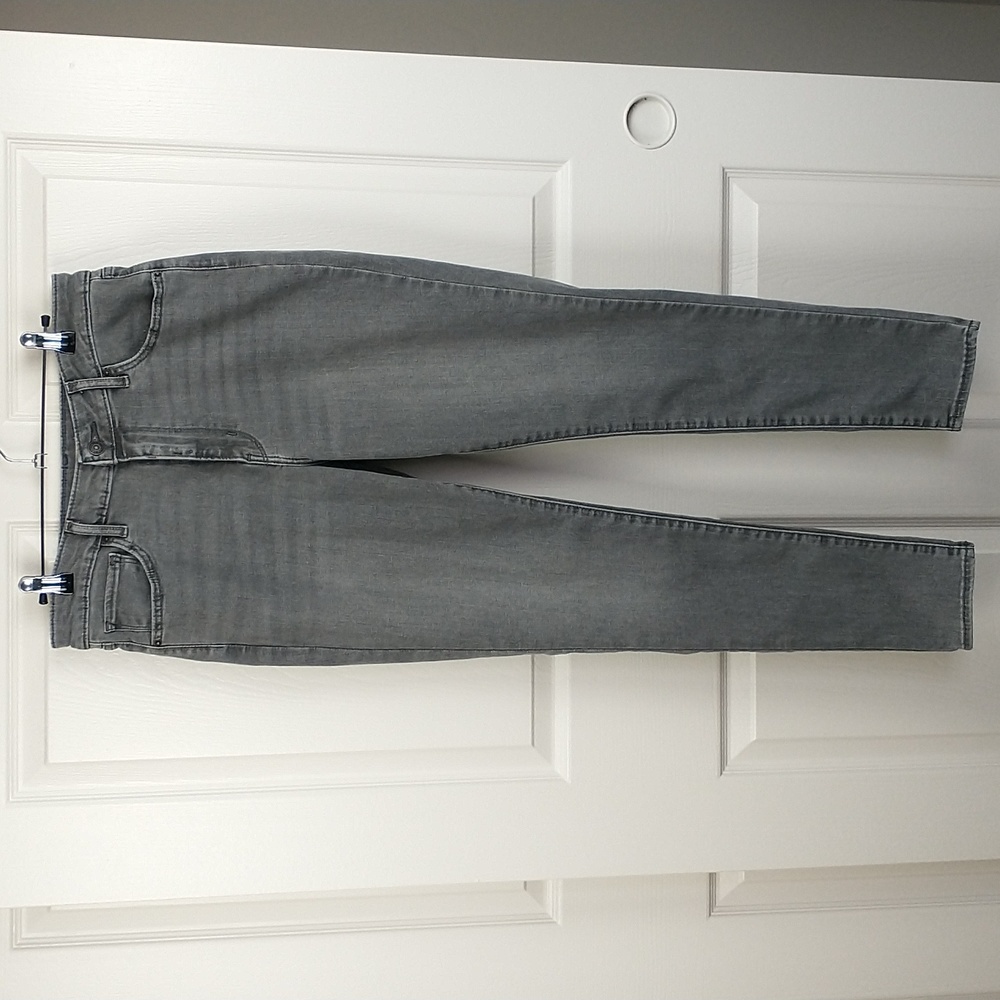 Levis 721 Womens Gray High Rise Skinny Stretch Jeans 32 (fits like a 30)